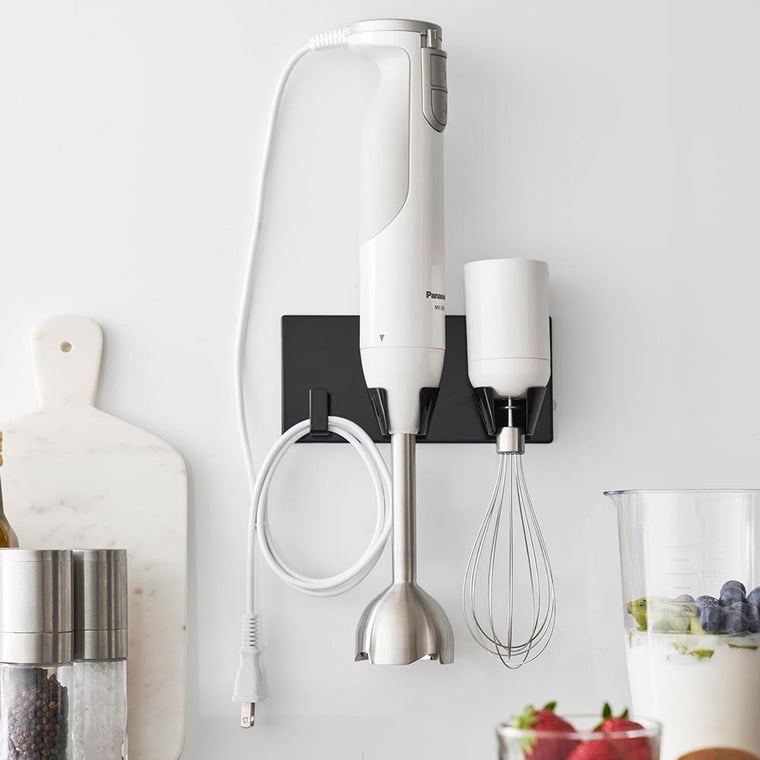 （土・日発送可） マグネットハンドブレンダーホルダー タワー 山崎実業 公式 tower キッチン 1612 1613 ホワイト ブラック