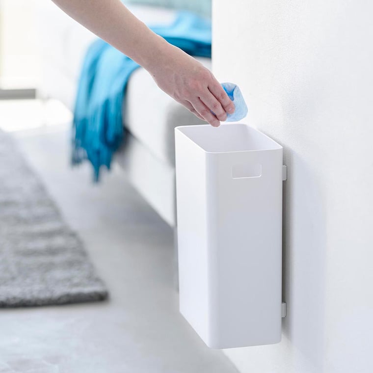 ウォールトラッシュカン タワー 7L 石こうボード壁対応 山崎実業 公式 tower ゴミ箱 1630 1631 ホワイト ブラック 送料無料