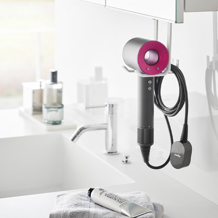 （土・日発送可） 棚下ドライヤーハンガー タワー 山崎実業 公式 tower 1640 1641 ホワイト ブラック / 送料無料