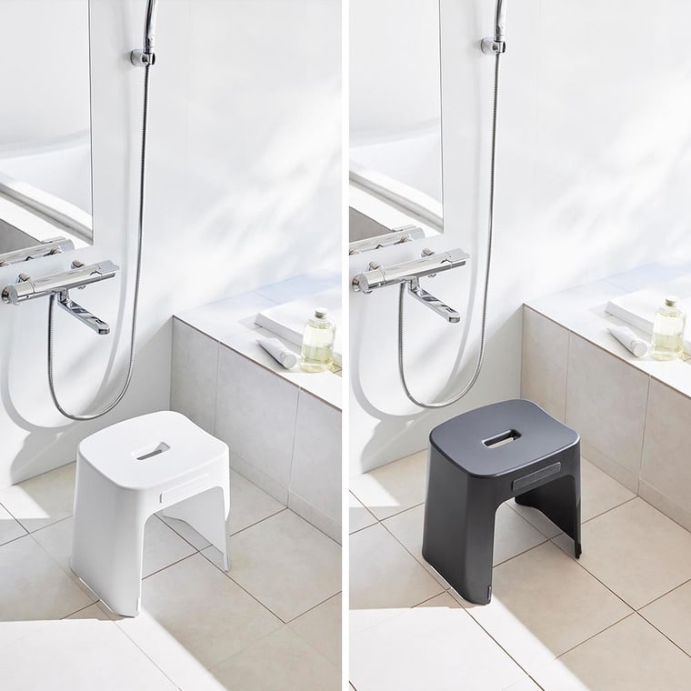 洗いやすいマグネット風呂イス タワー SH32 山崎実業 tower 32cm 1653 1654 ホワイト ブラック 送料無料