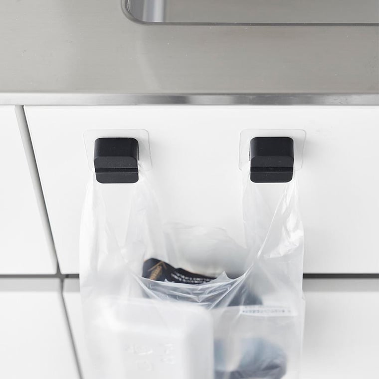 フィルムフックキッチンマルチフック タワー 2個組 山崎実業 tower 1662 1663 ホワイト ブラック