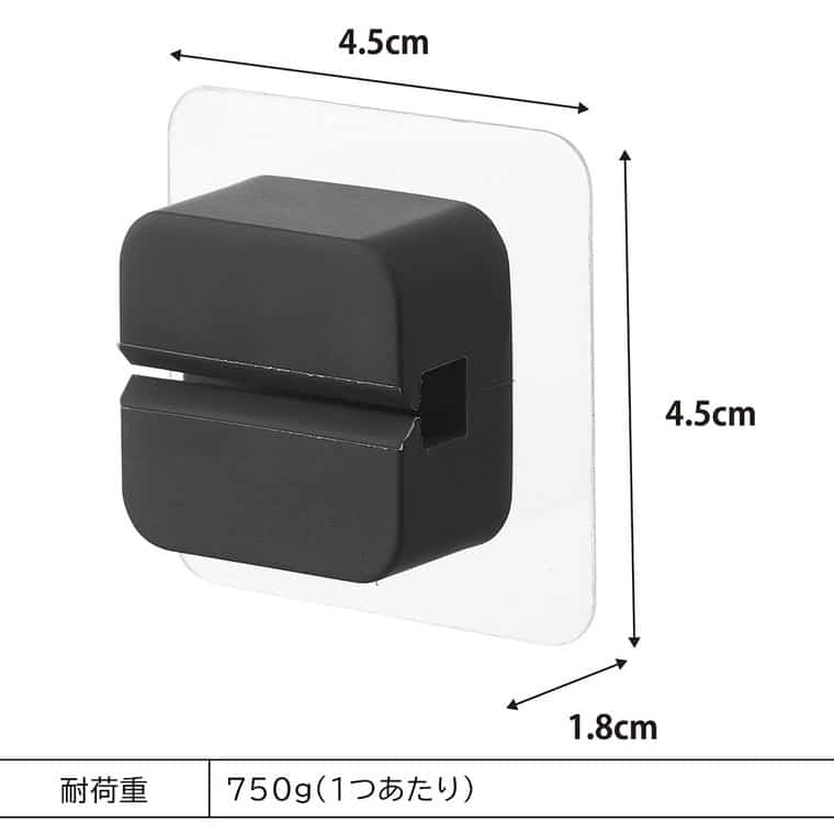 フィルムフックキッチンマルチフック タワー 2個組 山崎実業 tower 1662 1663 ホワイト ブラック