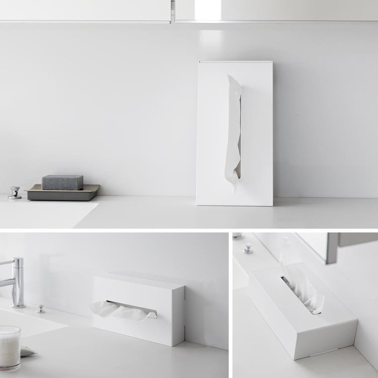 ツーウェイティッシュスタンド タワー 山崎実業 tower 1664 1665 ホワイト ブラック