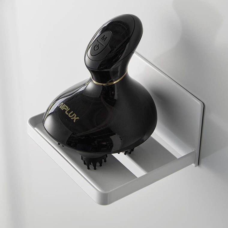 （土・日発送可） マグネットバスルームヘッドマッサージ器収納ラック タワー 山崎実業 公式 tower お風呂 1668 1669 ホワイト ブラック