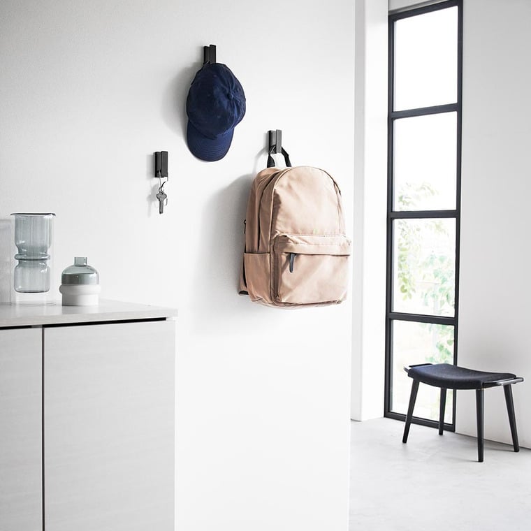 ウォールフック タワー 3個組 石こうボード壁対応 山崎実業 tower 1688 1689 ホワイト ブラック