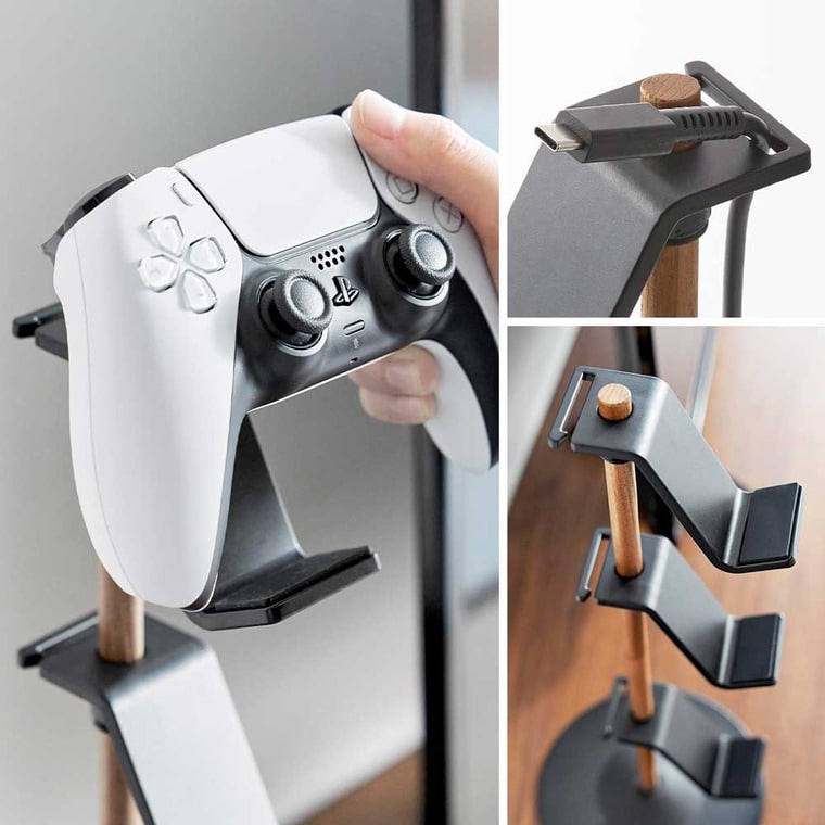 （土・日発送可） 置台が動くゲームコントローラー収納ラック タワー 山崎実業 公式 tower 収納 1699 1700ホワイト ブラック 送料無料