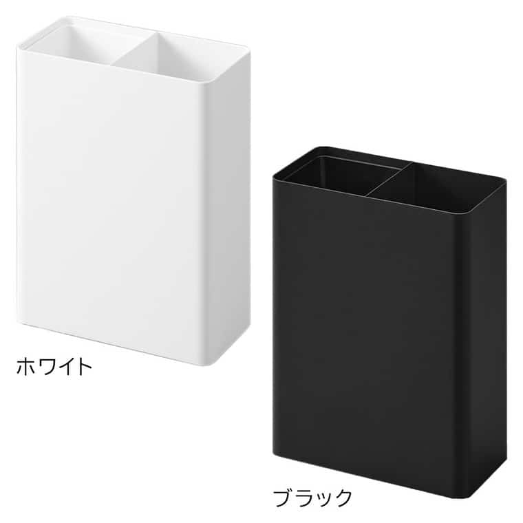 （土・日発送可） マグネット粘着クリーナースタンド収納&ダストボックス タワー 山崎実業 公式 tower 1705 1706 ホワイト ブラック