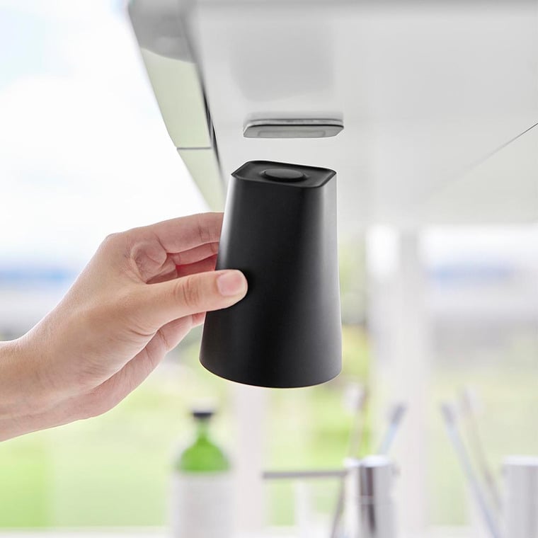 フィルムシート洗面戸棚下マグネットタンブラー タワー 山崎実業 公式 tower 1751 1752 ホワイト ブラック