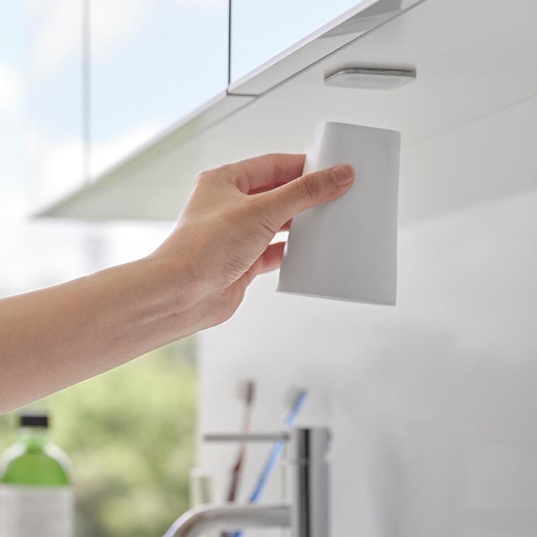 フィルムシート洗面戸棚下マグネットタンブラー タワー 山崎実業 公式 tower 1751 1752 ホワイト ブラック