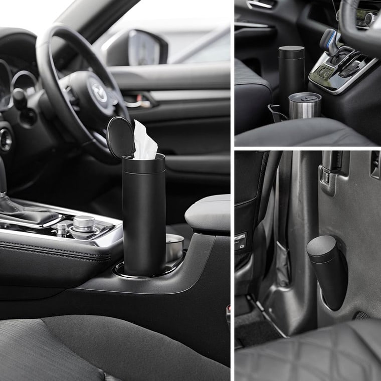 （土・日発送可） ボトル型蓋付きティッシュケース タワー 山崎実業 公式 tower 1828 1829 ホワイト ブラック