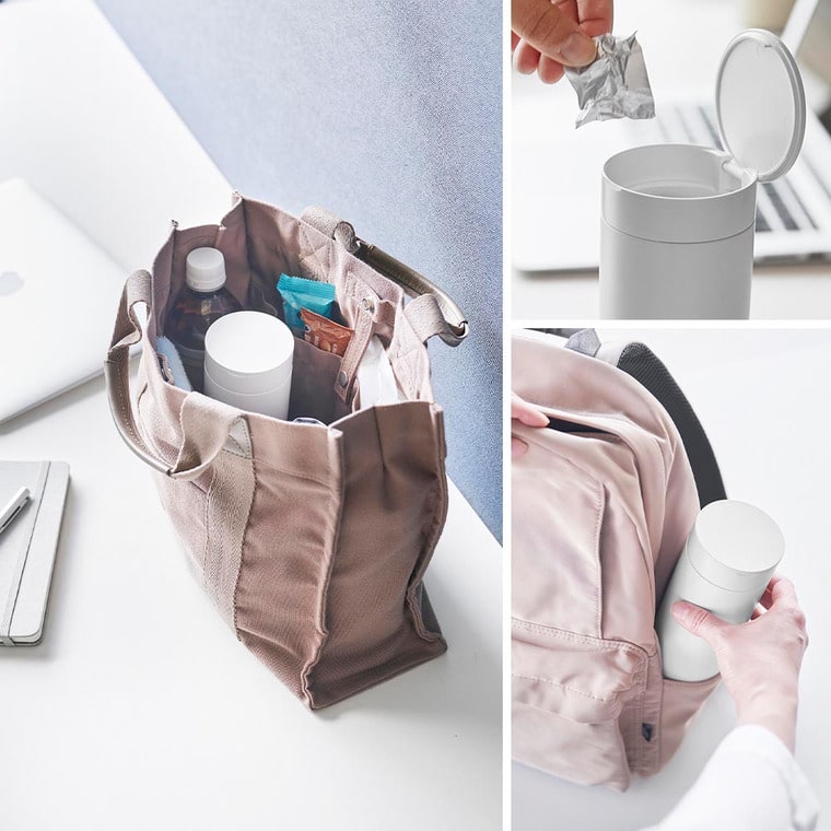 ボトル型蓋付きゴミ箱 タワー 山崎実業 公式 tower 1834 1835 ホワイト ブラック