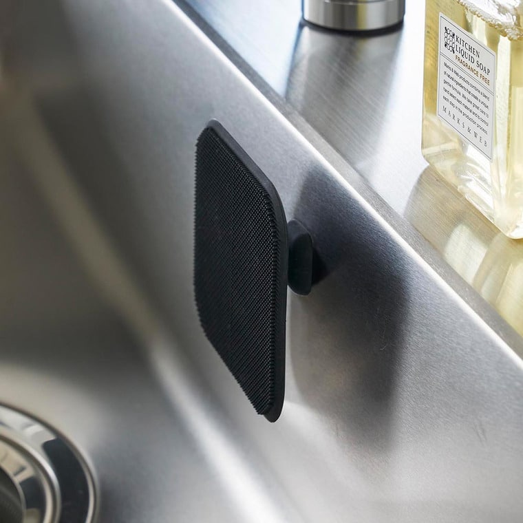 マグネットキッチンシリコーンスポンジ タワー 山崎実業 公式 tower 1844 1845 ホワイト ブラック