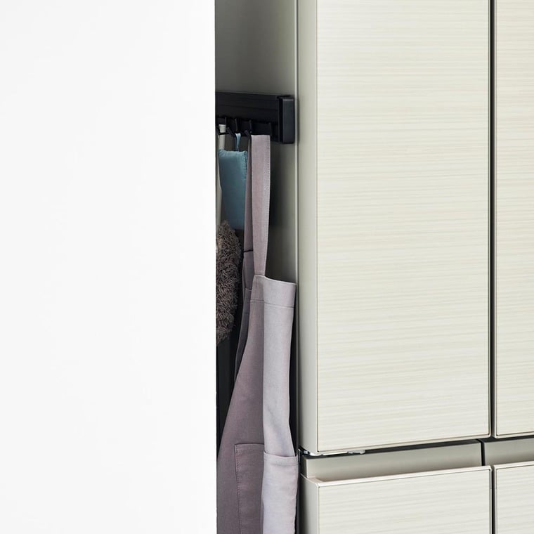 （土・日発送可） マグネット冷蔵庫横隠せるスライドフック タワー 山崎実業 公式 tower 1861 1862 ホワイト ブラック / 隙間収納 送料無料