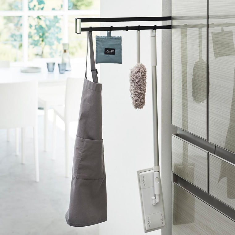 （土・日発送可） マグネット冷蔵庫横隠せるスライドフック タワー 山崎実業 公式 tower 1861 1862 ホワイト ブラック / 隙間収納 送料無料