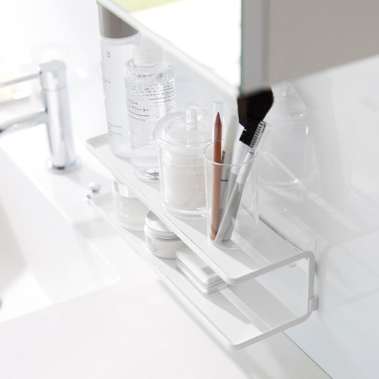 (土・日発送可) フィルムフックサニタリーラック タワー 2段 山崎実業 公式 tower 2173 2174 ホワイト ブラック 送料無料