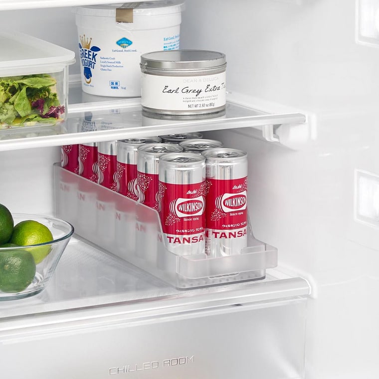 冷蔵庫中缶ストッカー タワー S 山崎実業 公式 tower 1479 1480 ホワイト ブラック