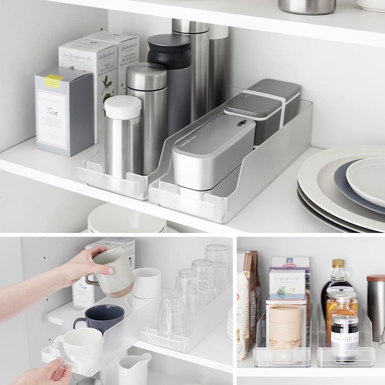 冷蔵庫中缶ストッカー タワー S 山崎実業 公式 tower 1479 1480 ホワイト ブラック