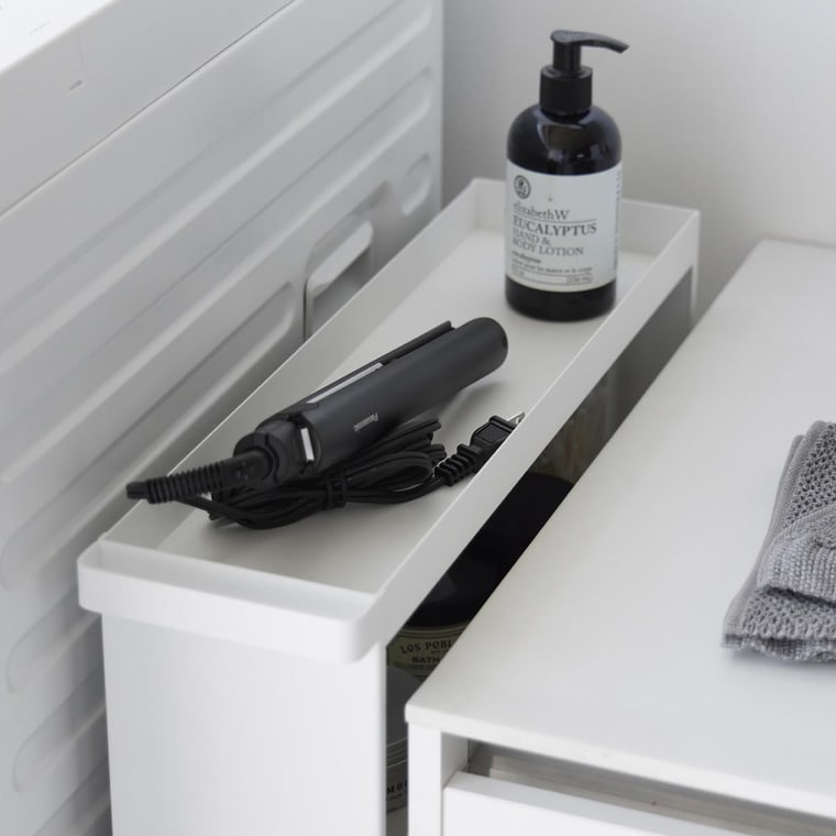 （土・日発送可）キャスター付きスリムワゴン タワー 4段 山崎実業 公式 tower 1806 1807 ホワイト ブラック 送料無料