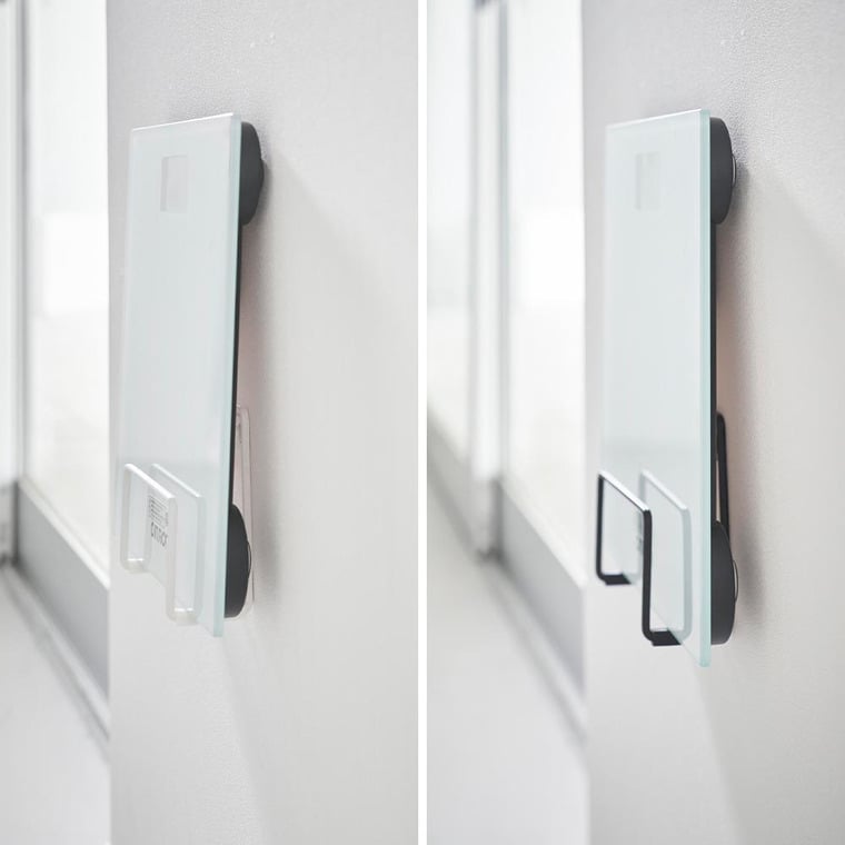 （土・日発送可） ウォール体重計ラック タワー 石こうボード壁対応 山崎実業 公式 tower 1403 1404 ホワイト ブラック