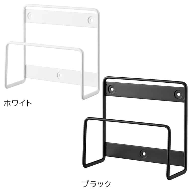 （土・日発送可） ウォール体重計ラック タワー 石こうボード壁対応 山崎実業 公式 tower 1403 1404 ホワイト ブラック