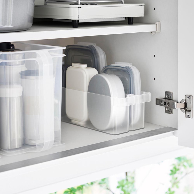 冷蔵庫中ミニドリンク収納ケース タワー 山崎実業 公式 tower 1444 1445 ホワイト ブラック