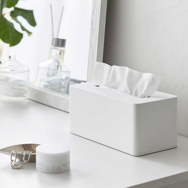 （土・日発送可） クレンジングタオルケース タワー 山崎実業 公式 tower 1448 1449 ホワイト ブラック / 使い捨てタオルホルダー