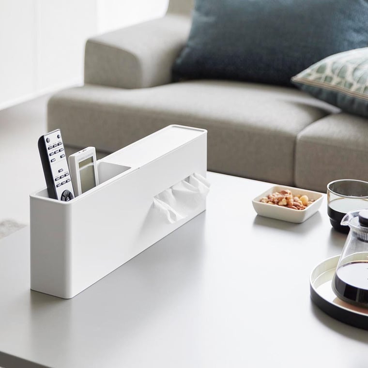 引っ掛けティッシュケース&ダストボックス タワー 山崎実業 公式 tower 1458 1459 ホワイト ブラック 送料無料