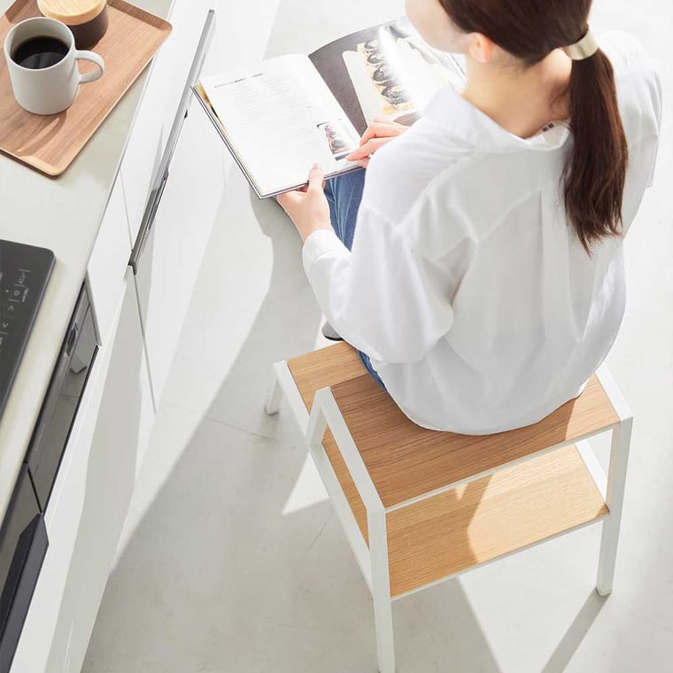 （土・日発送可） 踏み台 タワー 2段 山崎実業 公式 tower 1467 1468 ホワイト ブラック / 送料無料