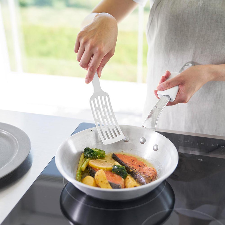 シリコーンハンドルロングターナー タワー S 山崎実業 公式 tower 1499 1500 ホワイト ブラック