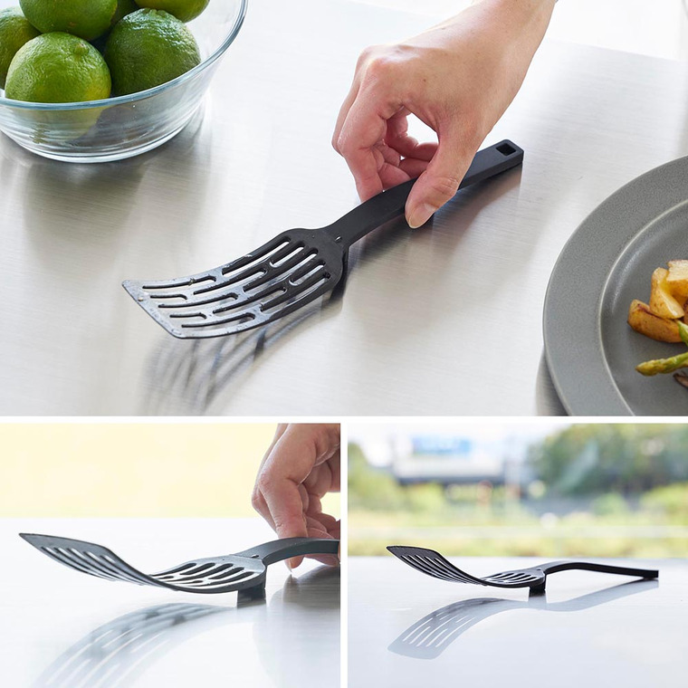 シリコーンハンドルロングターナー タワー S 山崎実業 公式 tower 1499 1500 ホワイト ブラック