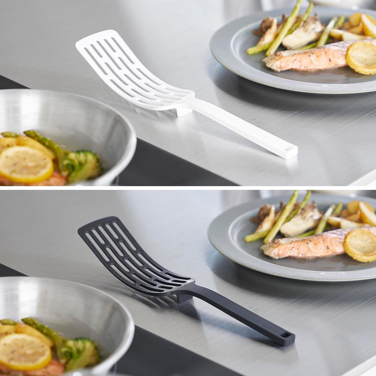 シリコーンハンドルロングターナー タワー 山崎実業 公式 tower 1501 1502 ホワイト ブラック