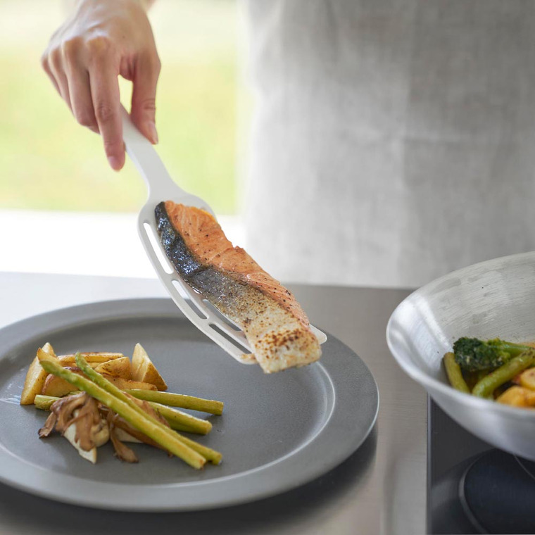 シリコーンハンドルロングターナー タワー 山崎実業 公式 tower 1501 1502 ホワイト ブラック