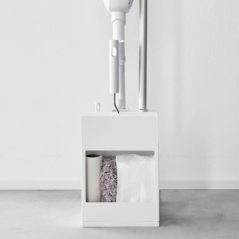 スティッククリーナー&ツールオーガナイザー タワー 山崎実業 公式 tower 1553 1554 ホワイト ブラック 送料無料