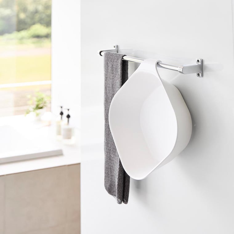 (土・日発送可) マグネット&引っ掛け湯おけ タワー L 山崎実業 公式 tower 1562 1563 ホワイト ブラック