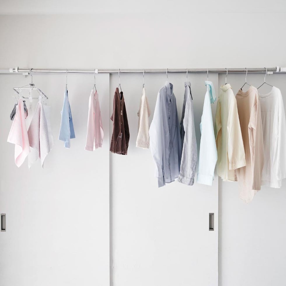 鴨居室内物干しポールホルダー タワー 奥行ワイド 山崎実業 公式 tower 1586 1587 ホワイト ブラック 送料無料