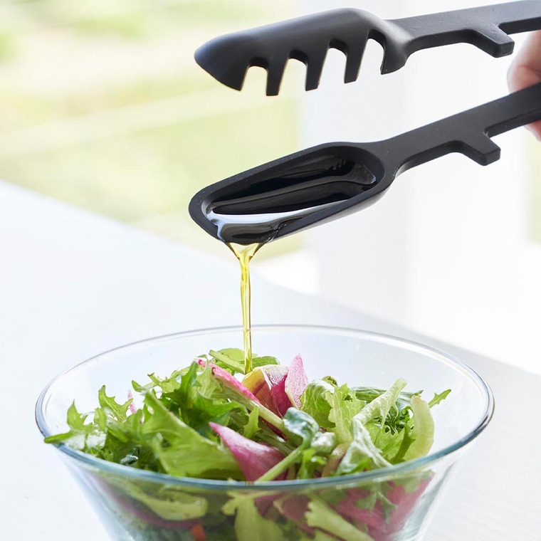 （土・日発送可） シリコーン調理トング タワー 山崎実業 公式 tower 1775 1776 ホワイト ブラック / 耐熱 直置き 食洗機対応