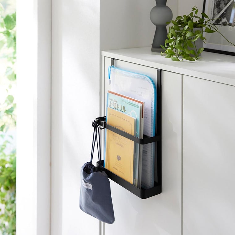 （土・日発送可） 引っ掛け宿題&タブレットPCラック タワー 山崎実業 公式 tower 1785 1786 ホワイト ブラック 送料無料