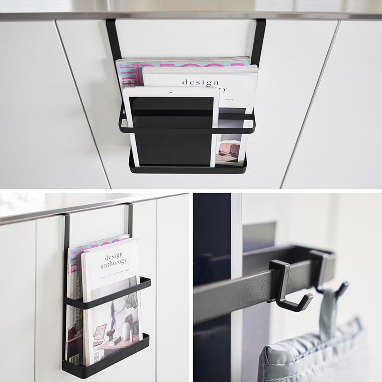 （土・日発送可） 引っ掛け宿題&タブレットPCラック タワー 山崎実業 公式 tower 1785 1786 ホワイト ブラック 送料無料