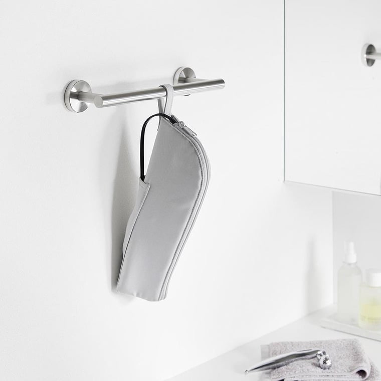 （土・日発送可） 耐熱ヘアーアイロンポーチ タワー M 山崎実業 公式 tower 1381 1382 ライトグレー ブラック 送料無料