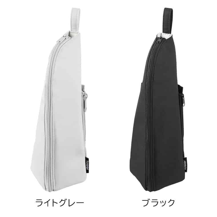 （土・日発送可） 耐熱ヘアーアイロンポーチ タワー M 山崎実業 公式 tower 1381 1382 ライトグレー ブラック 送料無料