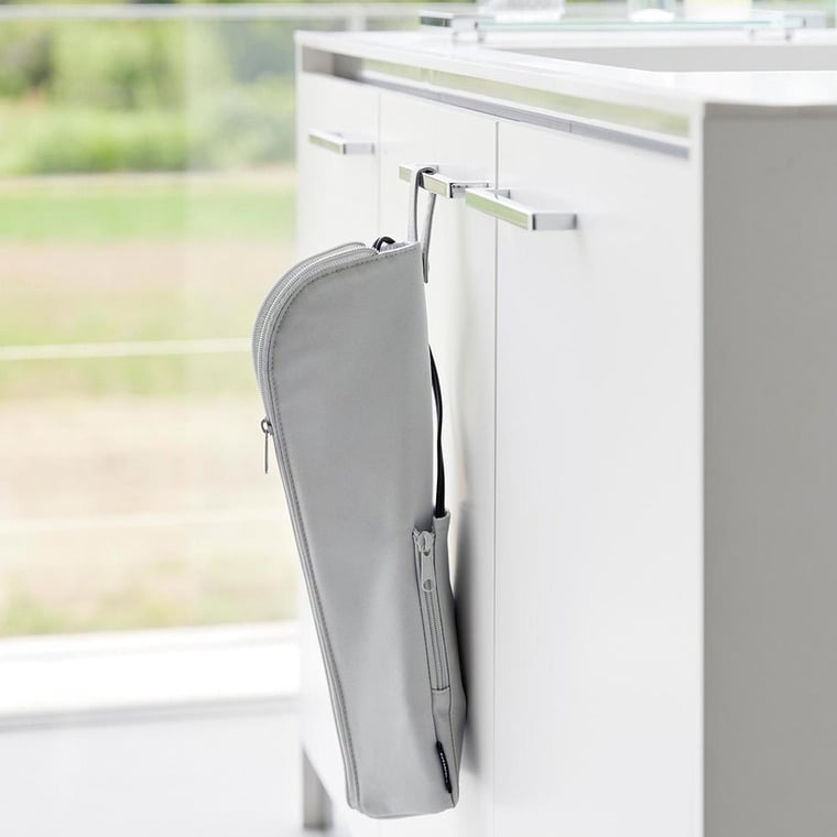 （土・日発送可） 耐熱ヘアーアイロンポーチ タワー L 山崎実業 公式 tower 1383 1384 ライトグレー ブラック 送料無料