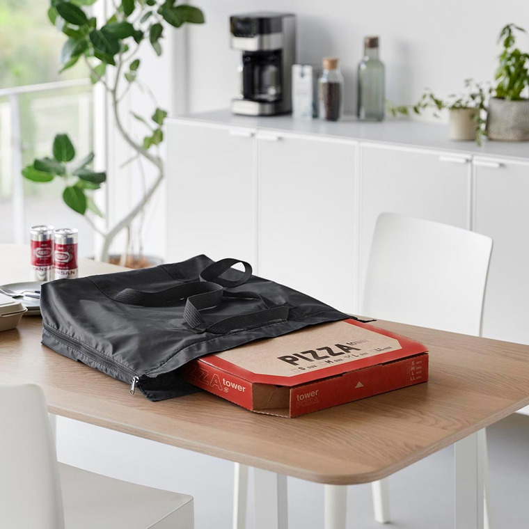 （土・日発送可） 洗える持ち帰り寿司・ピザが入るレジかごかばん タワー 山崎実業 公式 tower 2125 2126 ライトグレー ブラック / 3WAY 送料無料