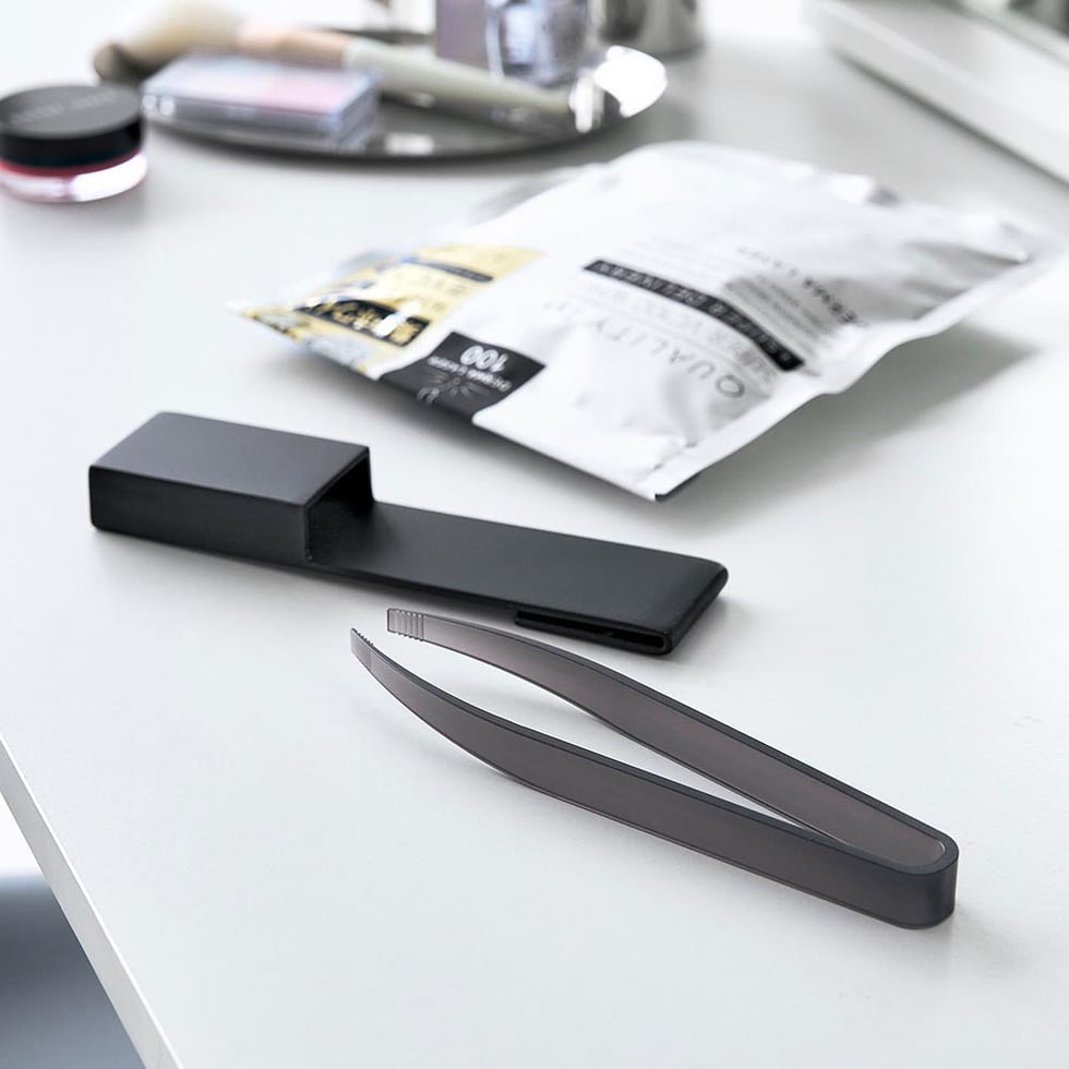 ホルダー付きフェイスマスクトング タワー 山崎実業 tower 1409 1410 ホワイト ブラック