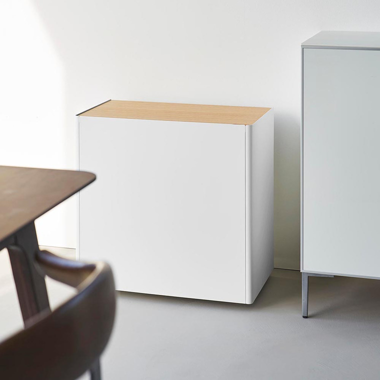 隠せるテレワークワゴン タワー 山崎実業 公式 tower 1424 1425 ホワイト ブラック 送料無料