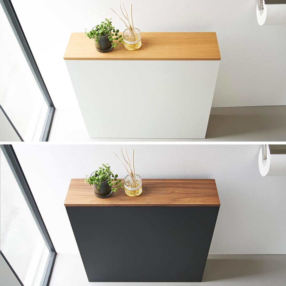 隠せるトイレ引き出し収納 タワー 山崎実業 公式 tower 1426 1427 ホワイト ブラック 送料無料