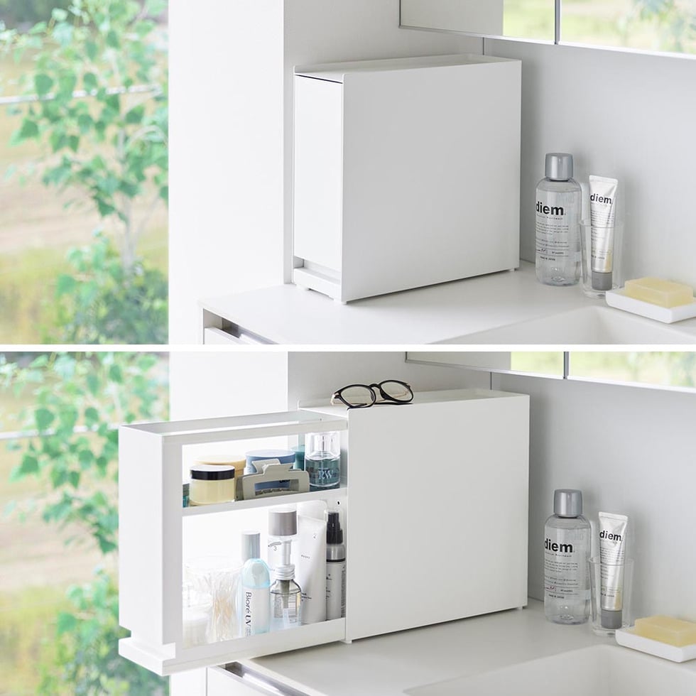 隠せる引き出し収納 タワー 山崎実業 公式 tower 1428 1429 ホワイト ブラック 送料無料