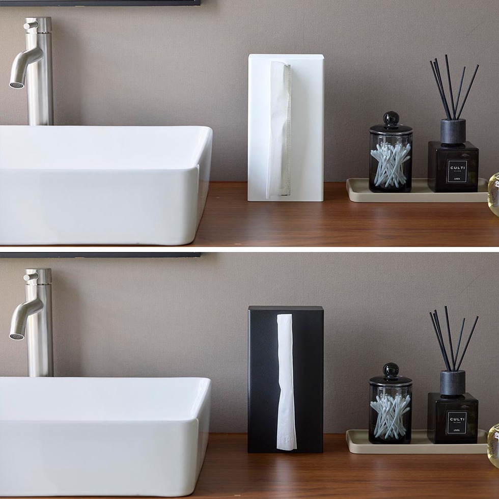 縦型ティッシュスタンド タワー 山崎実業 公式 tower 1440 1441 ホワイト ブラック 送料無料