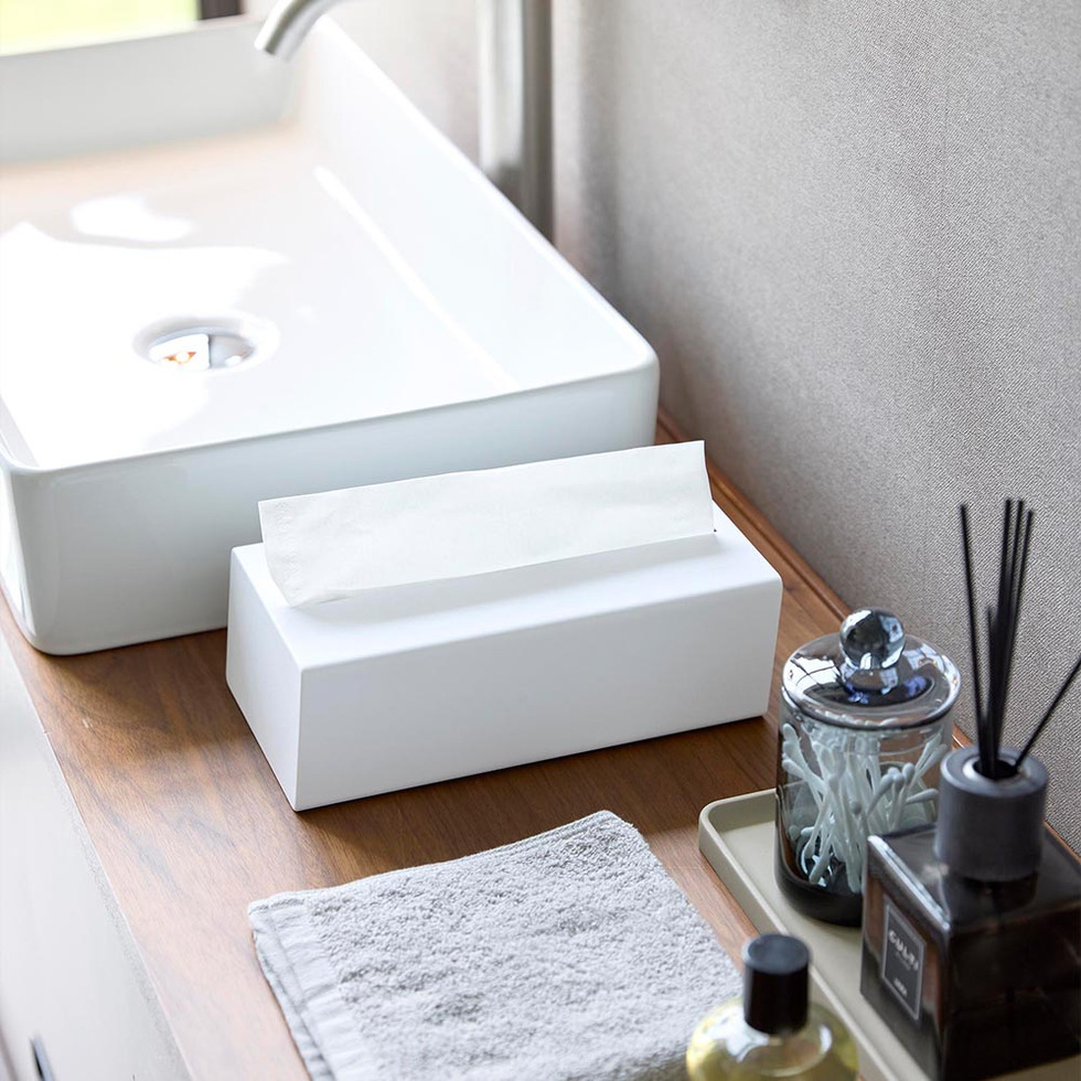 縦型ティッシュスタンド タワー 山崎実業 公式 tower 1440 1441 ホワイト ブラック 送料無料