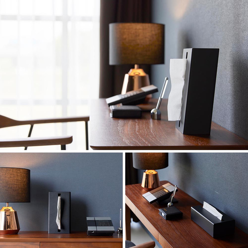 縦型ティッシュスタンド タワー 山崎実業 公式 tower 1440 1441 ホワイト ブラック 送料無料