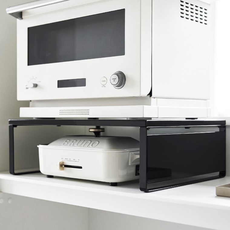 オーブンレンジラック タワー 山崎実業 公式 tower 1442 1443 ホワイト ブラック 送料無料